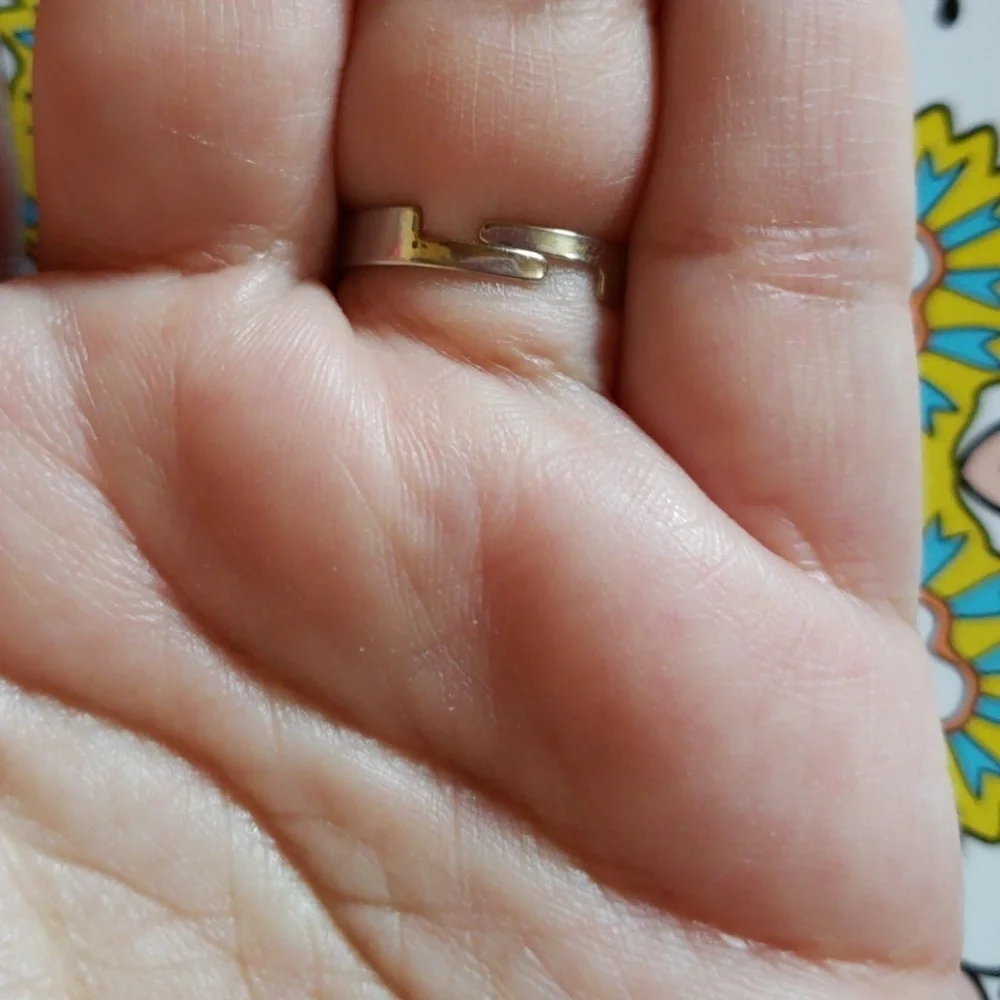 New beautiful light blue ring